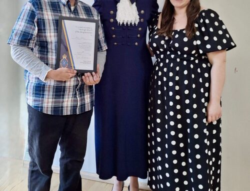 Youth Panel member receives award from the High Sheriff of Buckinghamshire
